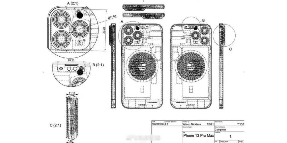 iphone 13 pro max parts diagram