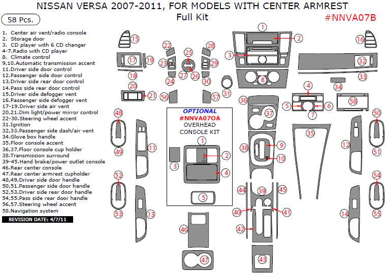 nissan versa parts diagram