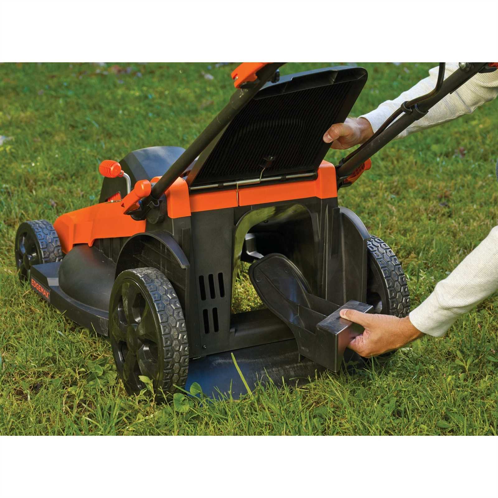 black and decker electric mower parts diagram