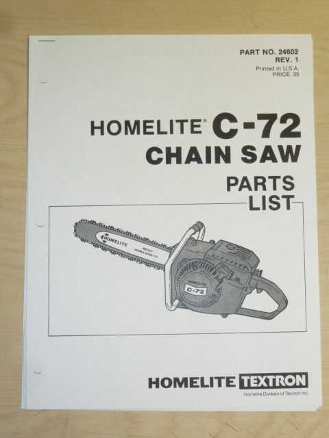 homelite parts diagram