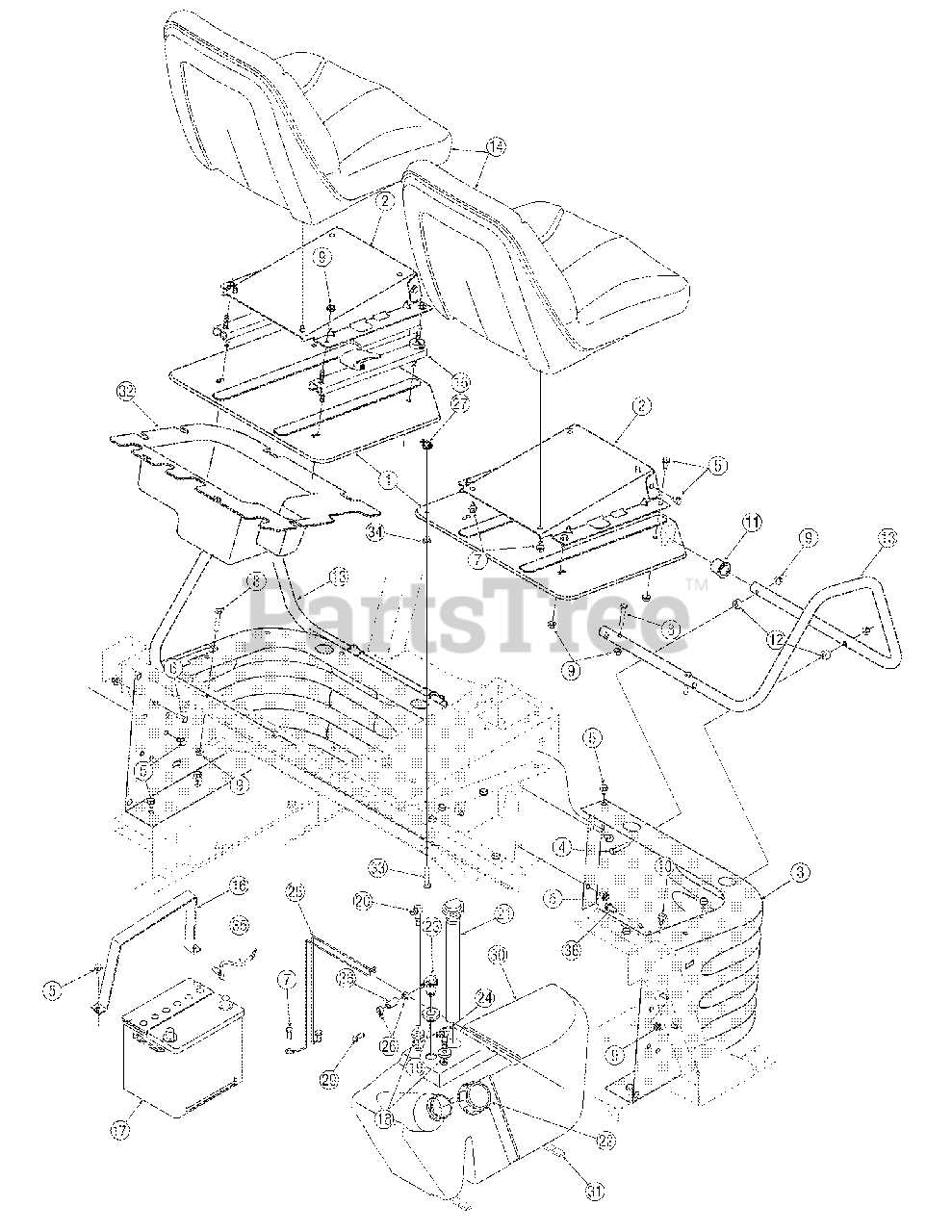 cub cadet volunteer parts diagram