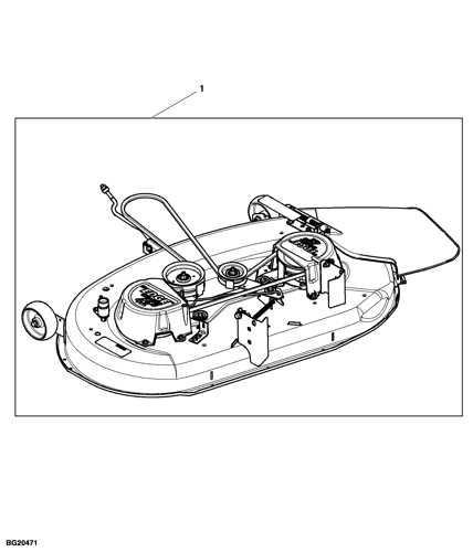 42 inch john deere mower deck parts diagram