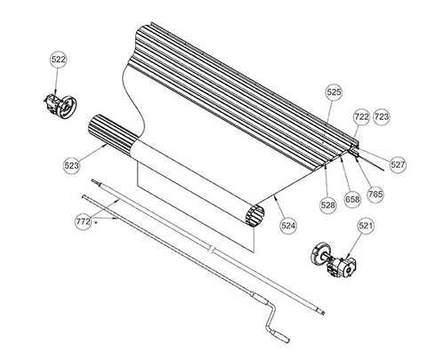 dometic 8500 awning parts diagram