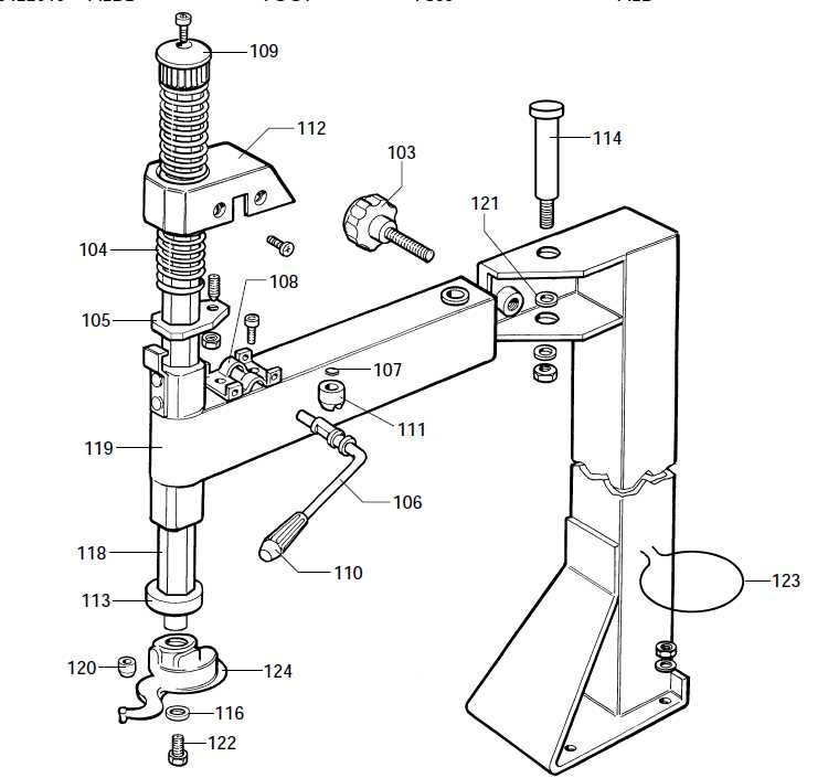 monarch 1110 parts diagram