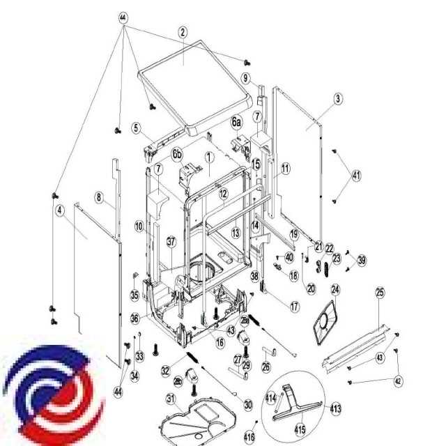 model whirlpool dishwasher parts diagram