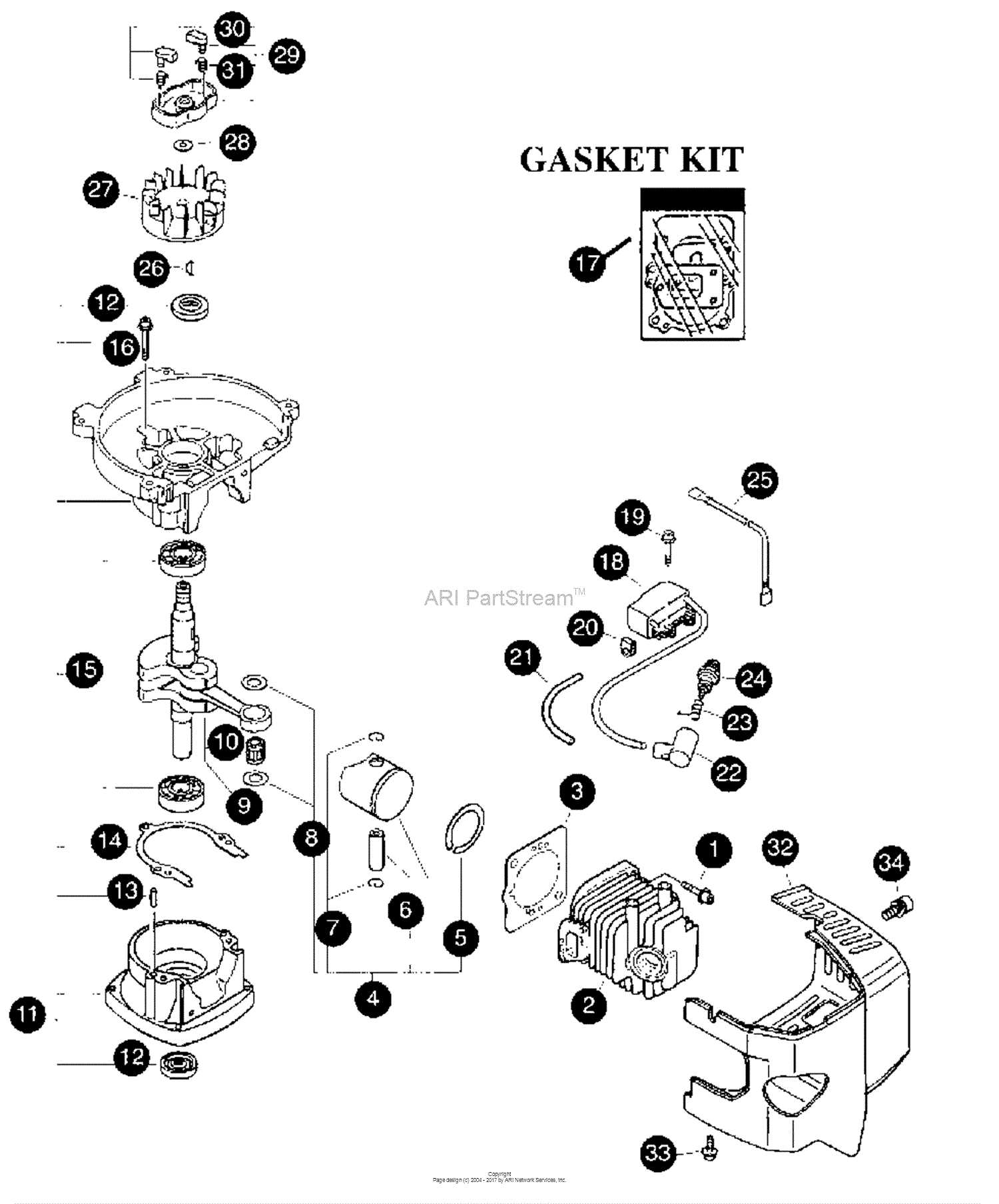 mantis 20 tiller parts diagram