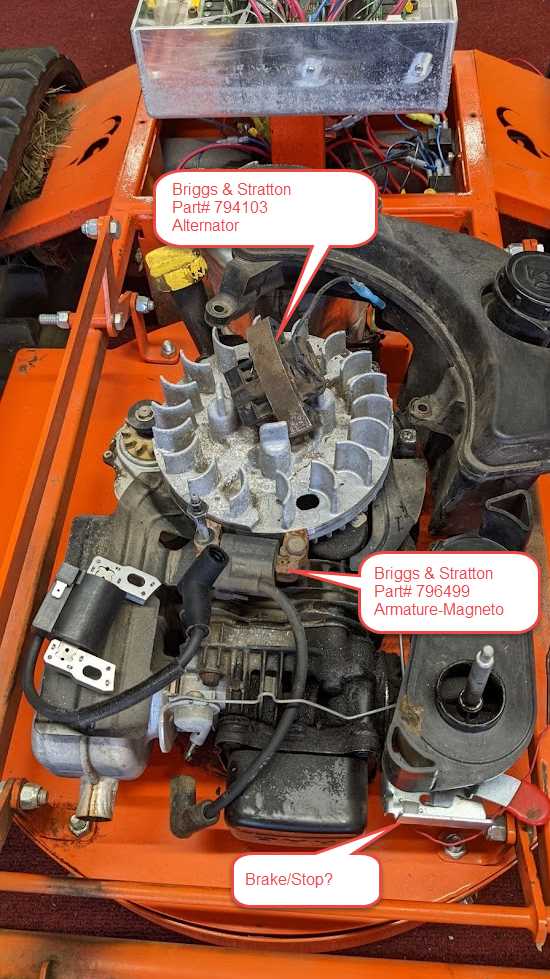 briggs and stratton v twin parts diagram