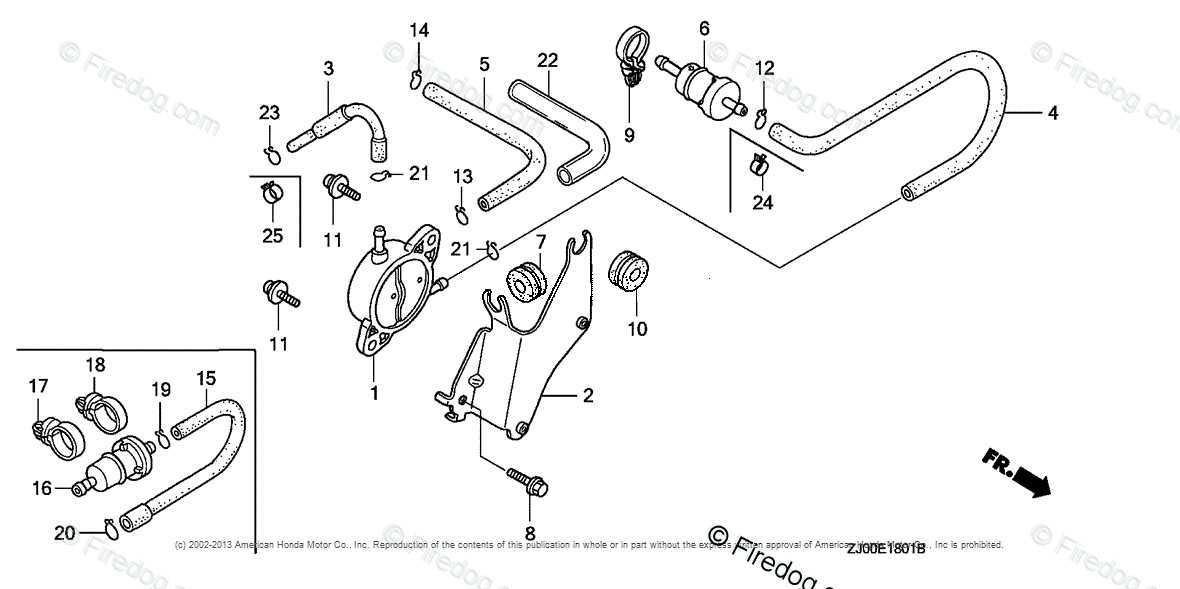 fuel pump parts diagram