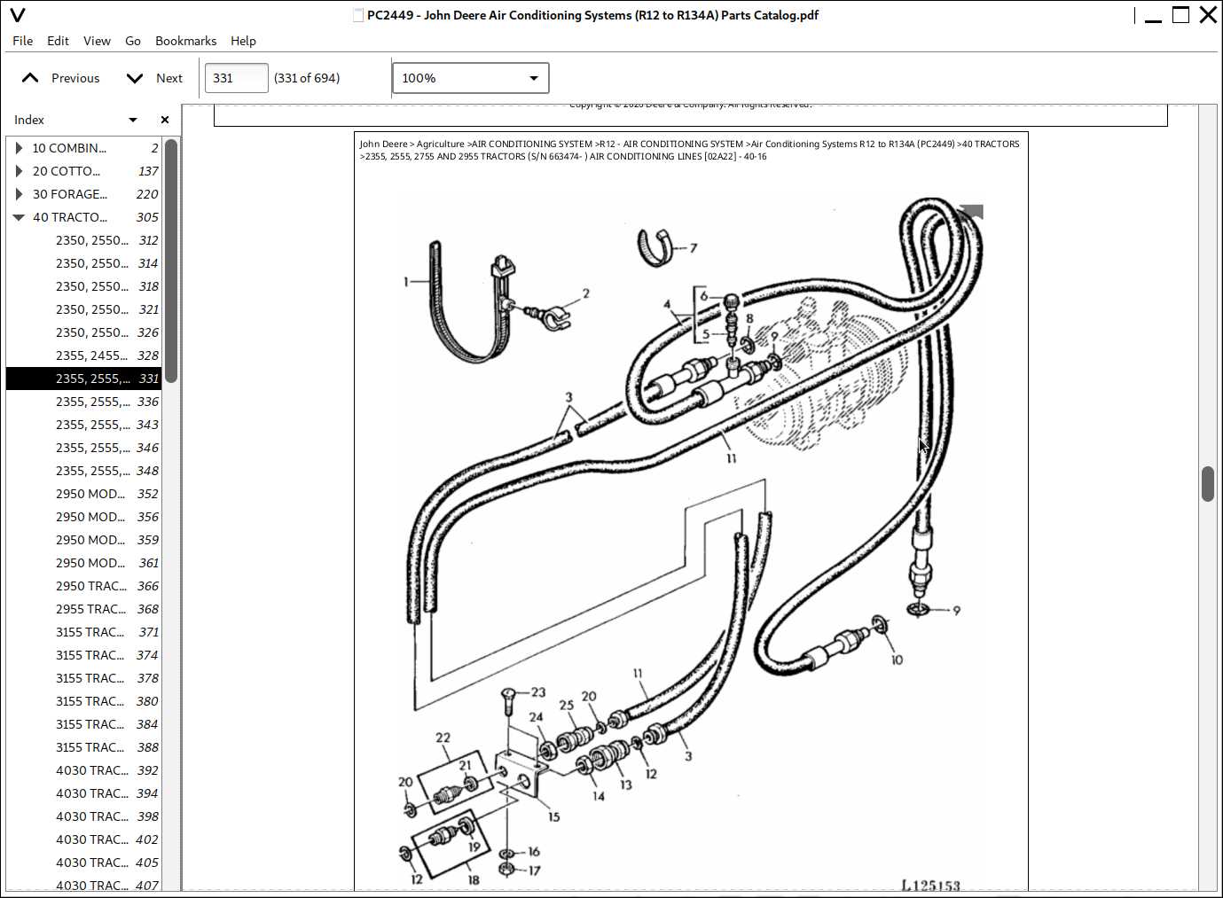 john deere 2750 parts diagram