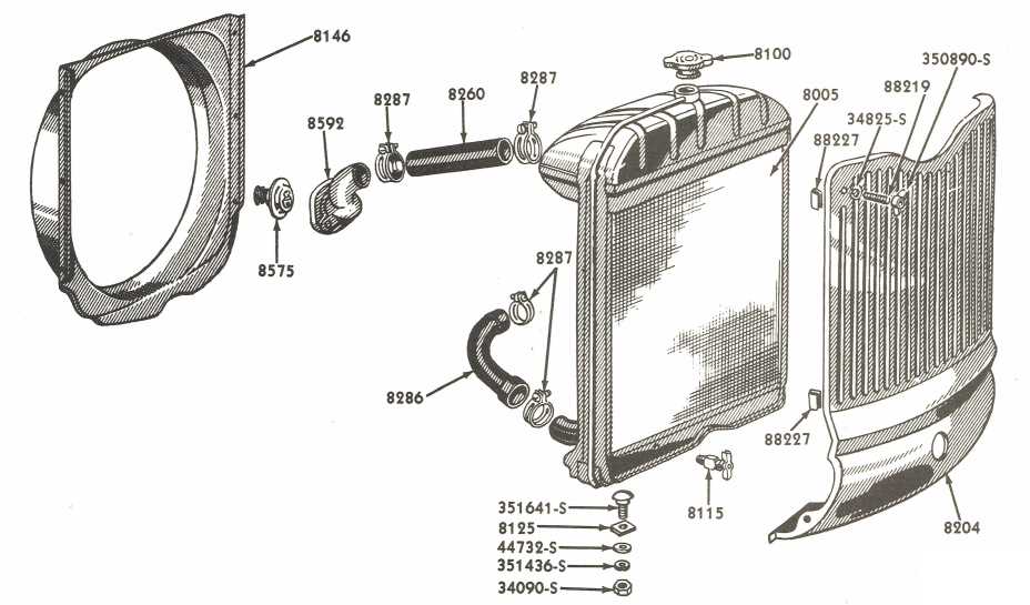 ford naa parts diagram