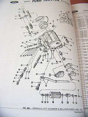 ford 4500 backhoe parts diagram