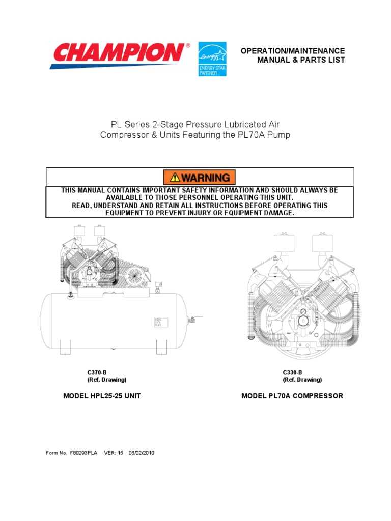 champion air compressor parts diagram