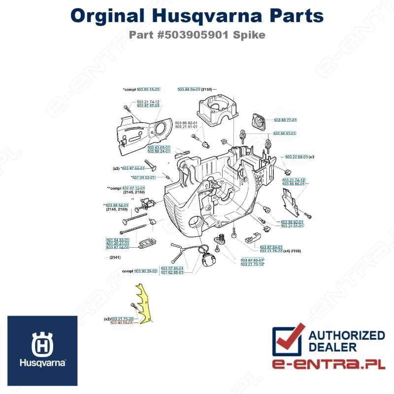 husqvarna 345 chainsaw parts diagram