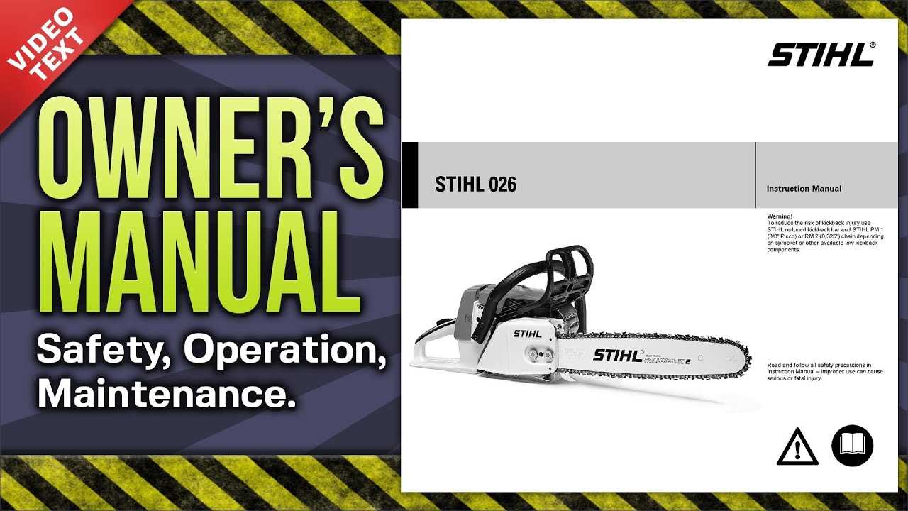 manual stihl 026 parts diagram