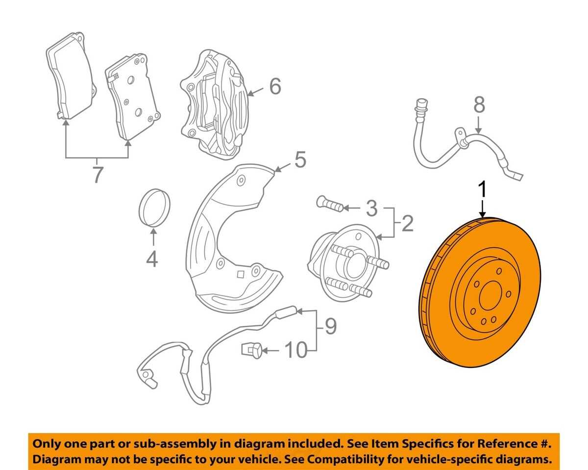 front brake parts diagram