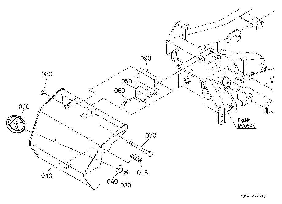 kubota zd1211 mower deck parts diagram