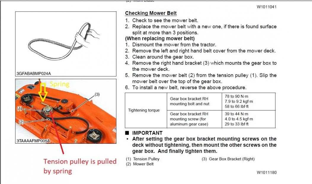 drive belt kubota z421 parts diagram