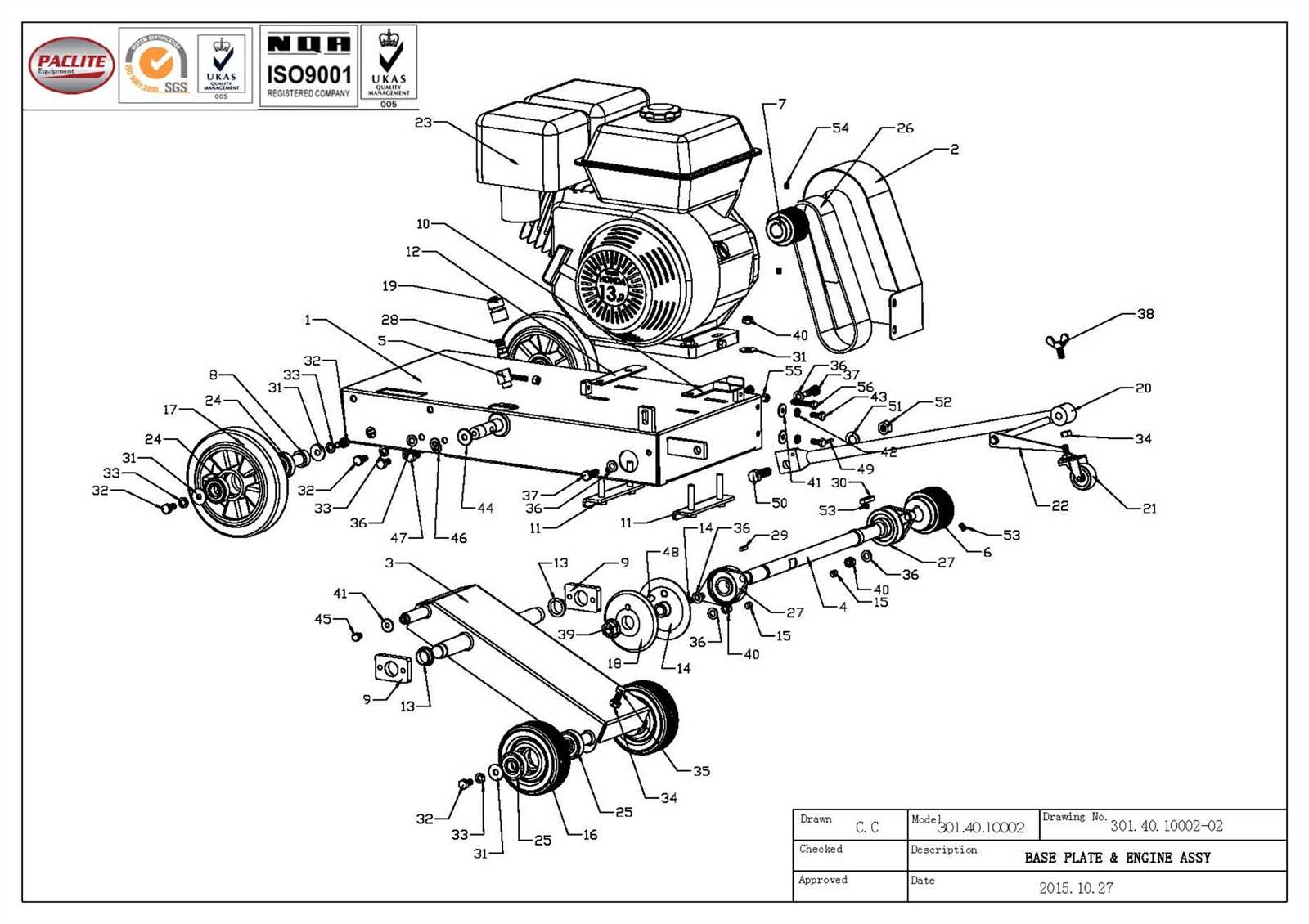 bluebird sod cutter parts diagram