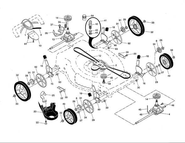 husqvarna ride on mower parts diagram