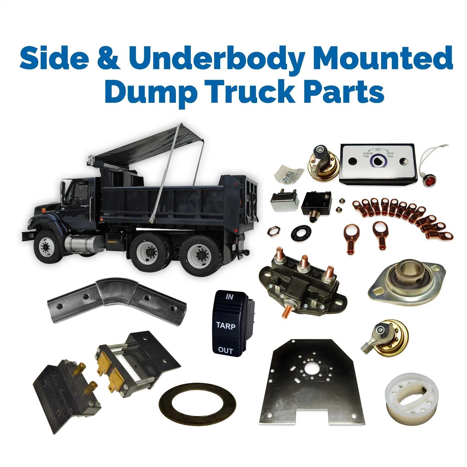 diagram dump truck body parts name