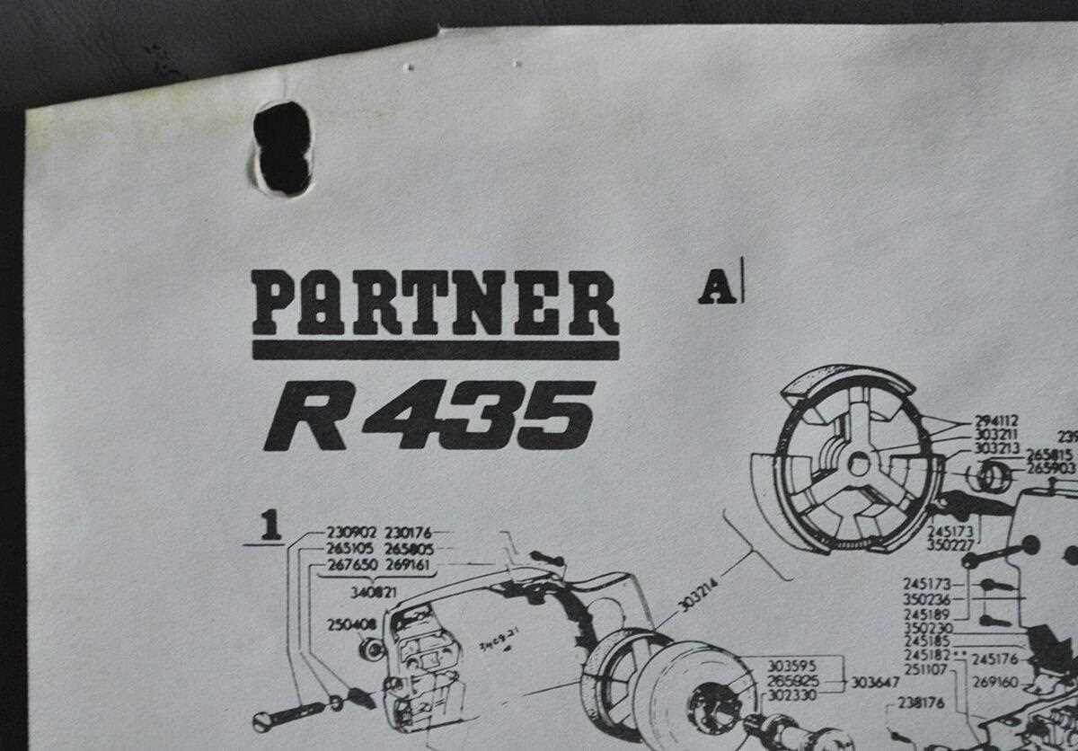 partner chainsaw parts diagram