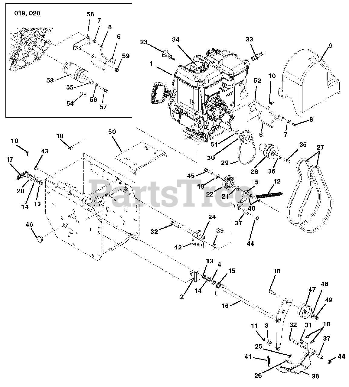 ariens deluxe 24 parts diagram