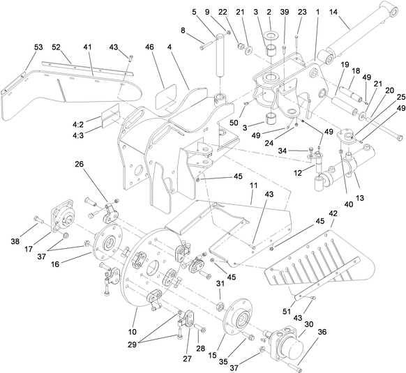 dosko stump grinder parts diagram