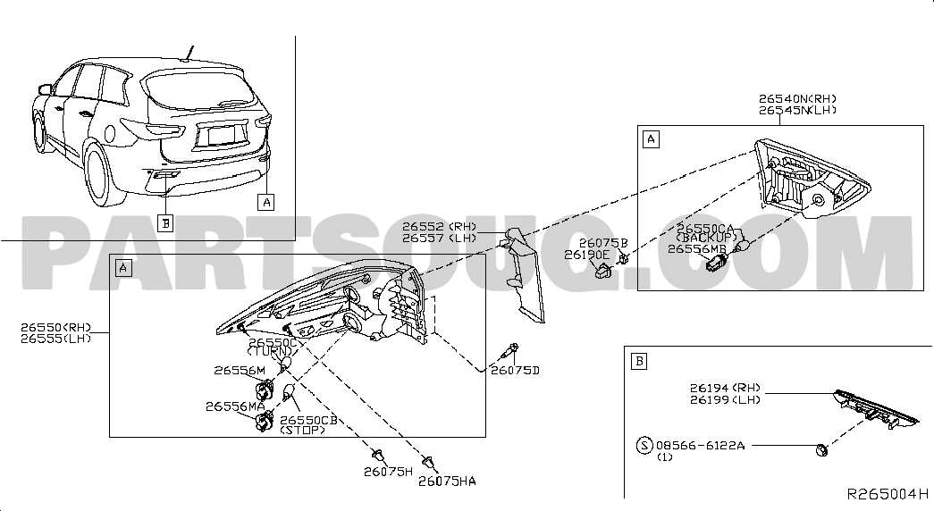 nissan pathfinder diagram parts