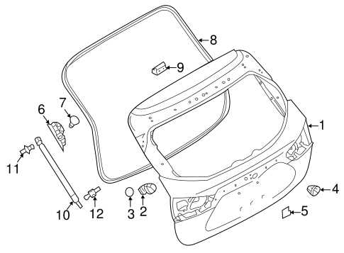 nissan rogue parts diagram