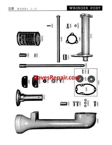 maytag wringer washer parts diagram