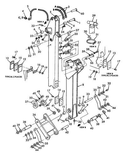 ford 555a backhoe parts diagram