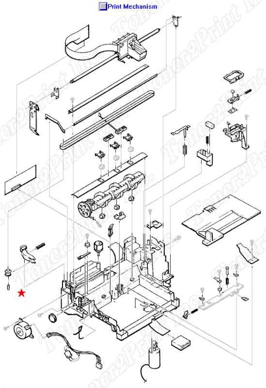 hp printer parts diagram