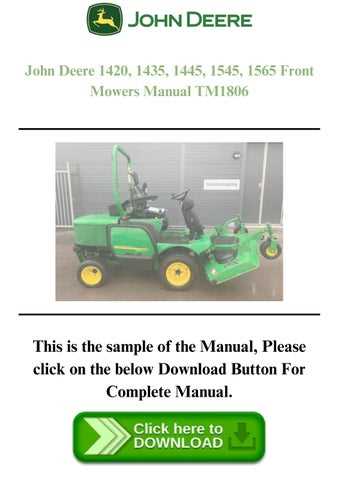 john deere 1435 deck parts diagram