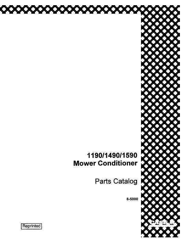 international 1190 haybine parts diagram