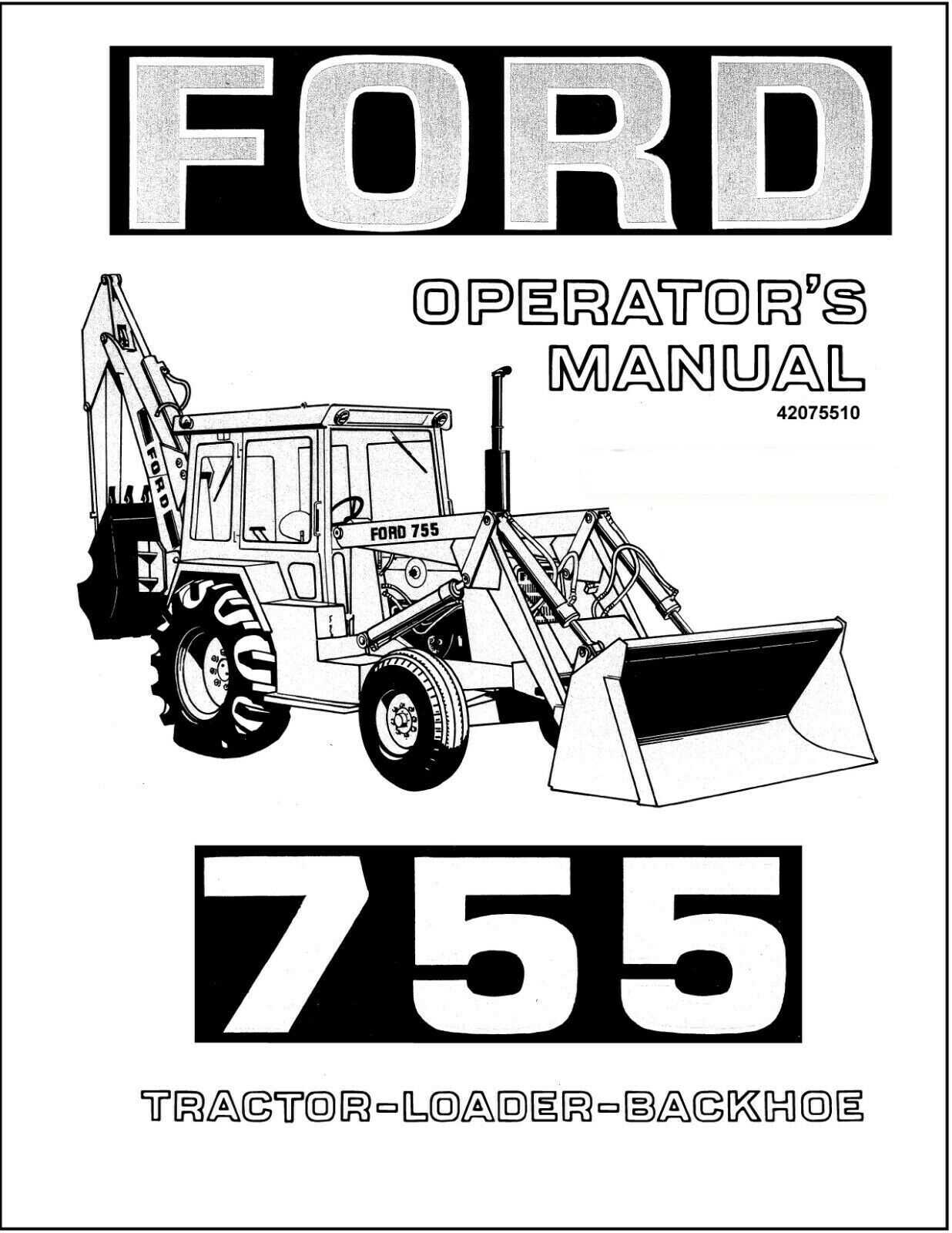 ford 755 backhoe parts diagram