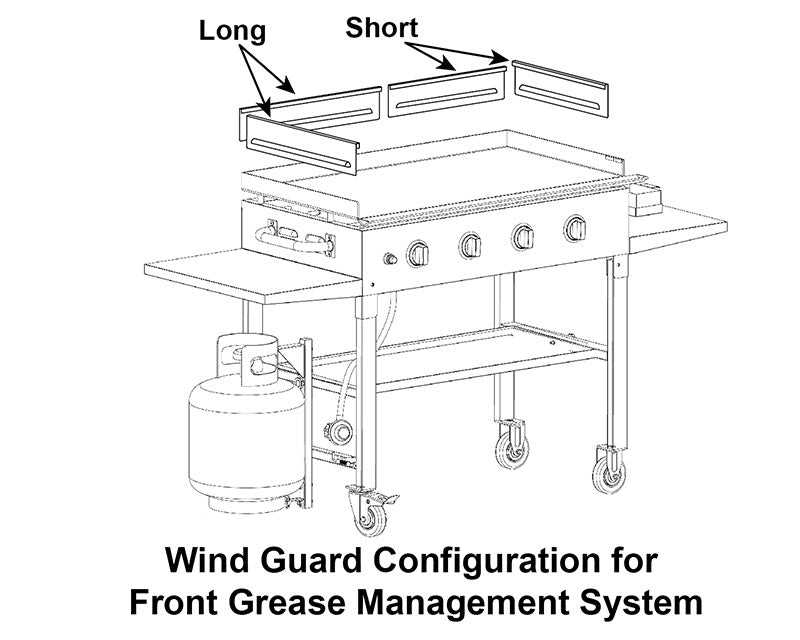 blackstone griddle parts diagram