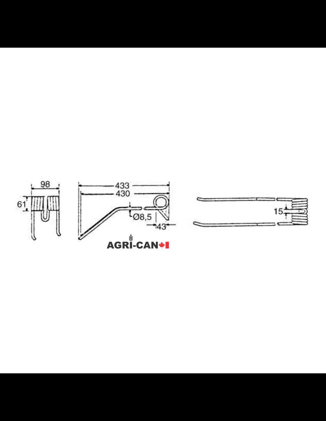 kuhn rake parts diagram