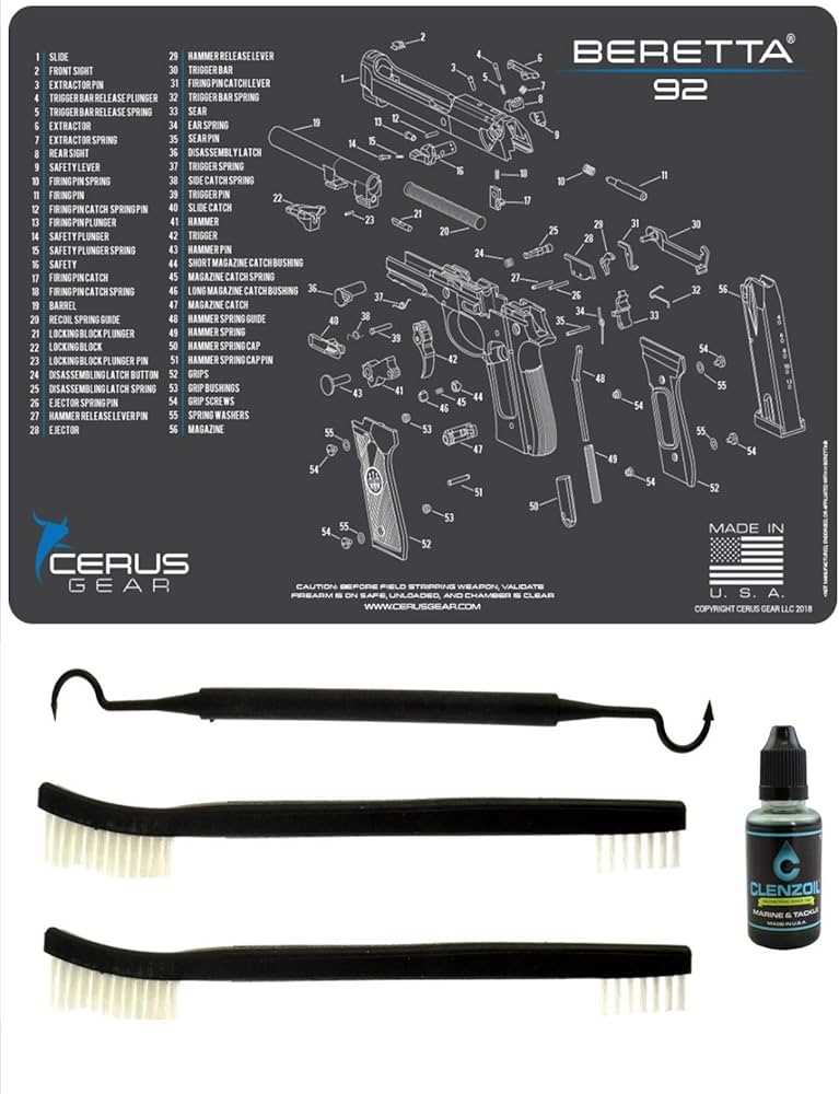 beretta 92 parts diagram