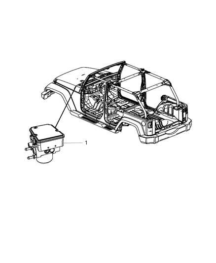 jeep wrangler brake parts diagram