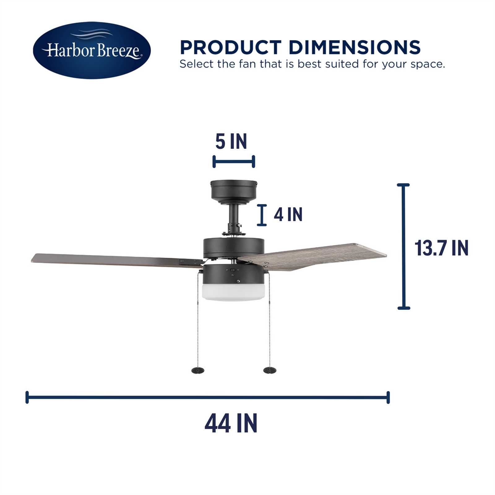 harbor breeze ceiling fan parts diagram