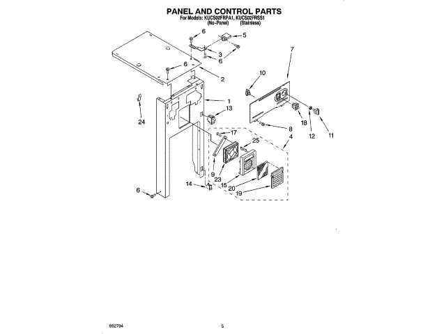 kitchenaid compactor parts diagram