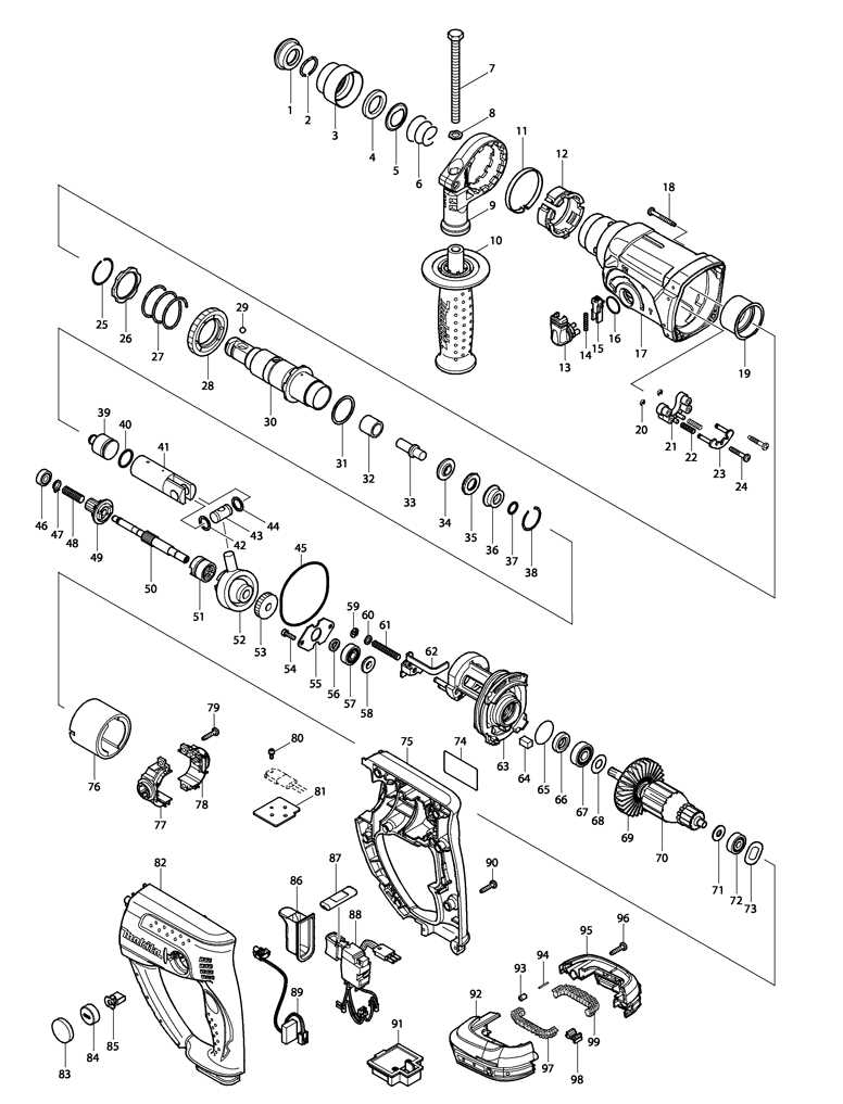 makita 5007mg parts diagram