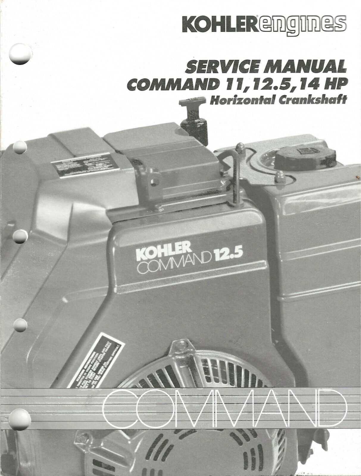 kohler command 12.5 parts diagram