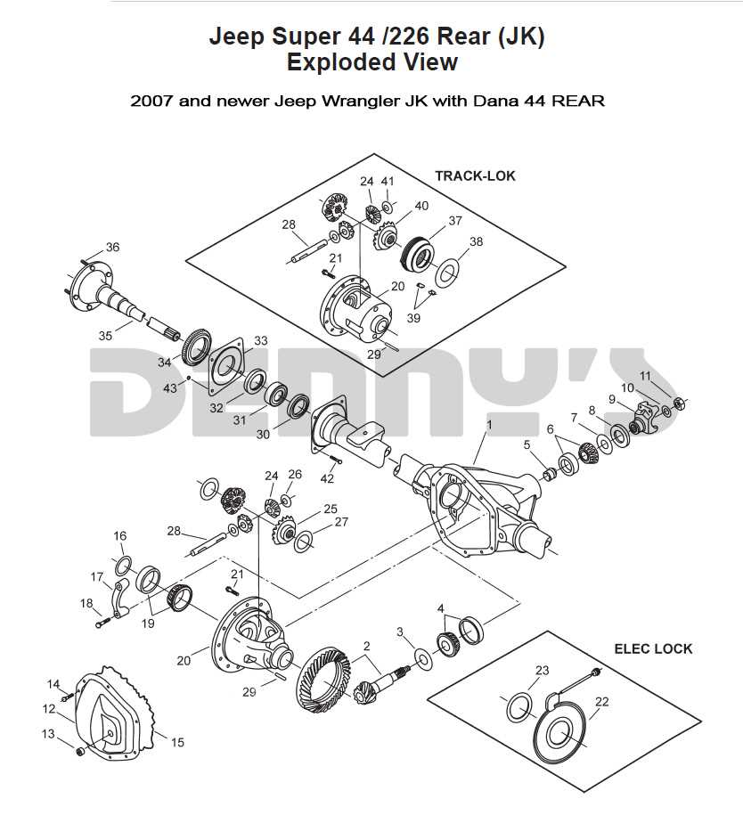 jeep wrangler jk parts diagram