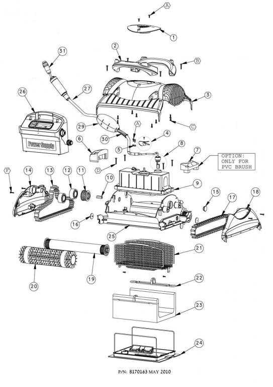 dolphin e10 parts diagram