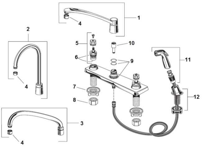 american standard hampton faucet parts diagram