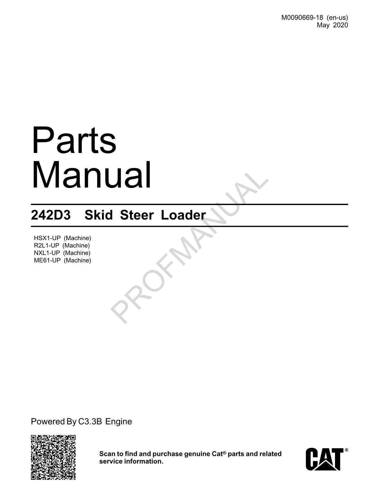 cat skid steer parts diagram