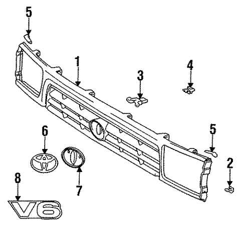 1995 toyota 4runner parts diagram