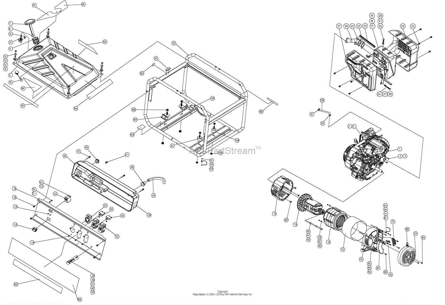 kohler 5e marine generator parts diagram