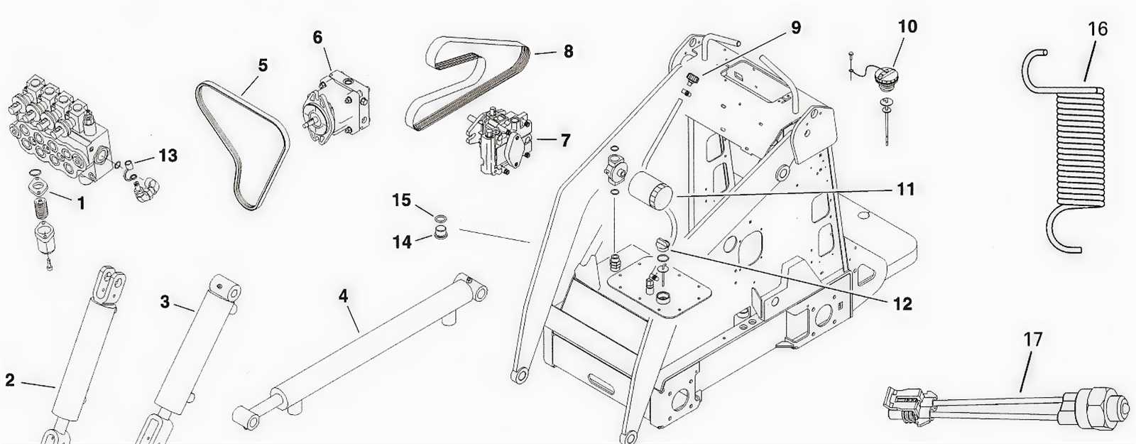 bluebird dethatcher parts diagram